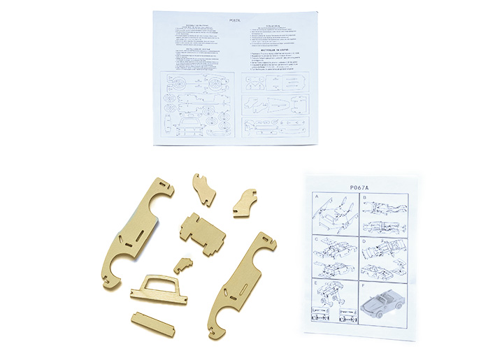 «Кабриолет» сборная деревянная модель